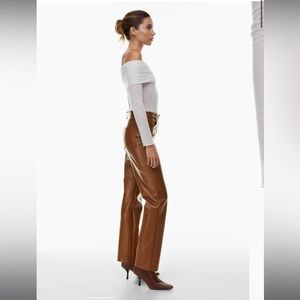 Aritzia Wilfred leather Melina Pant